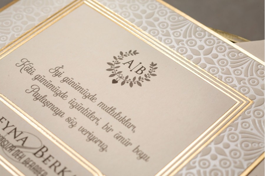 Wedding Davetiye 8380