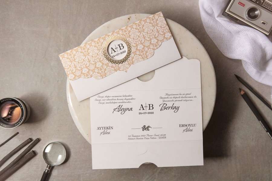 Wedding Davetiye 8307