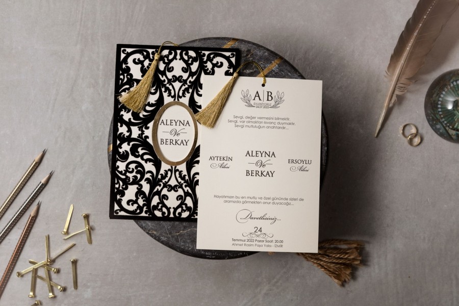 Wedding Davetiye 8345