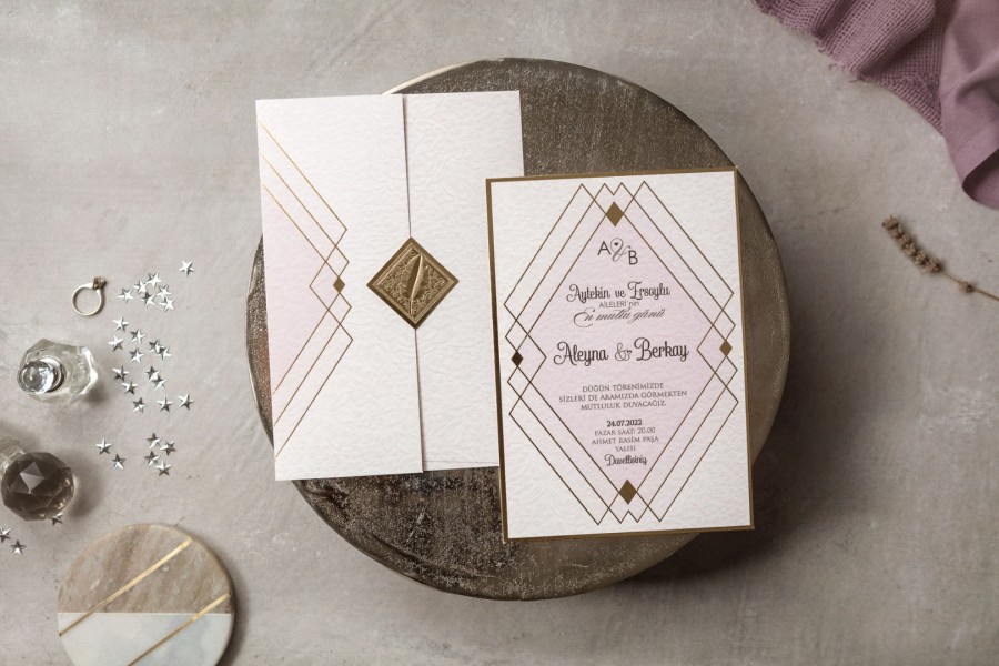 Wedding Davetiye 8384