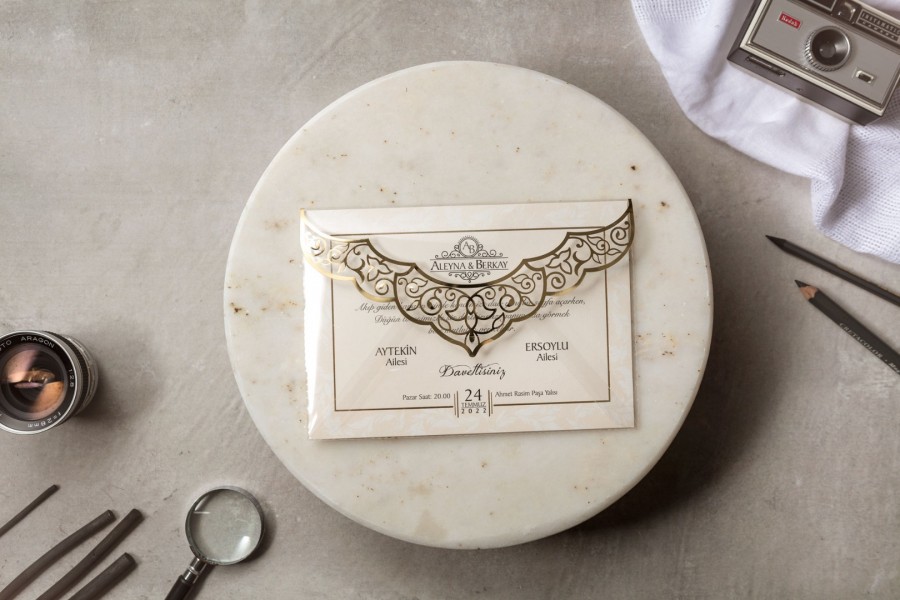 Wedding Davetiye 8385